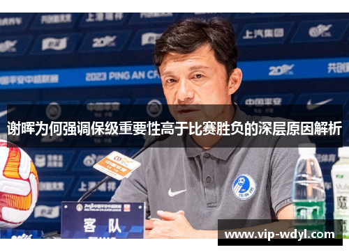 谢晖为何强调保级重要性高于比赛胜负的深层原因解析
